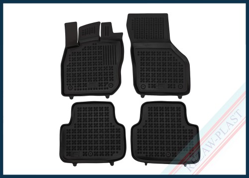 Dywaniki samochodowe TPE (gumowe) czarne pasują do: Skoda OCTAVIA IV 2024 -