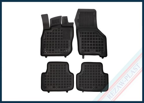 Dywaniki samochodowe TPE (gumowe) czarne pasują do: Seat LEON IV (MK4) SPORTSTOURER 2024 -
