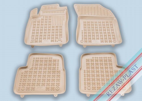 Floor mats beige fit to: Citroen C3 III 2016 - 2024