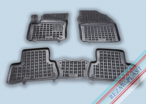 Dywaniki podłogowe czarne pasują do: Toyota C-HR I 2016 - 2023