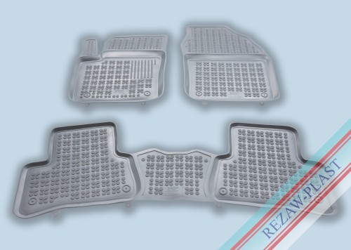 Dywaniki podłogowe szare pasują do: Toyota C-HR I 2016 - 2023