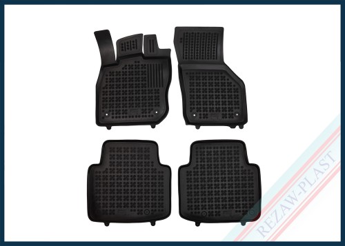 Dywaniki samochodowe TPE (gumowe) czarne pasują do: Skoda SUPERB IV 2024 -