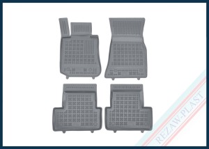 Dywaniki podłogowe szare pasują do: BMW i4 (G26) Gran Coupe 2021 -