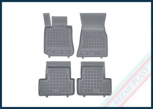 Dywaniki podłogowe szare pasują do: BMW i4 (G26) Gran Coupe 2021 -