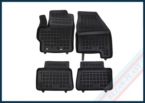 Dywaniki samochodowe TPE (gumowe) czarne pasują do: Toyota YARIS IV 2024 -
