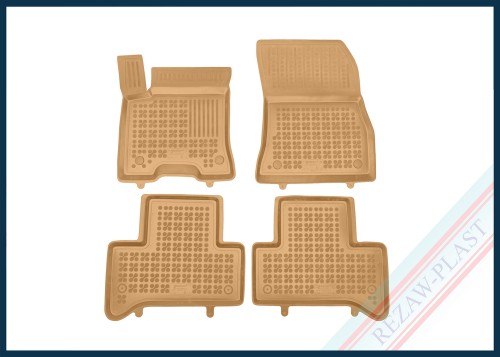 Dywaniki podłogowe beżowe pasują do: Mercedes EQA H243 2021 -