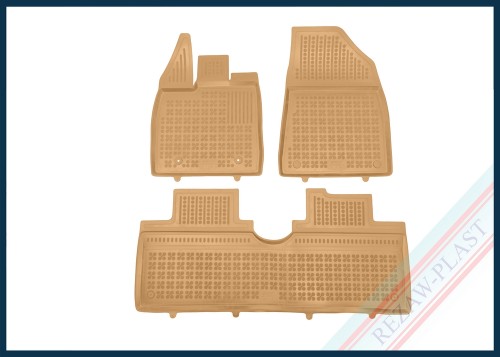 Dywaniki podłogowe beżowe pasują do: BYD DOLPHIN 2021 -