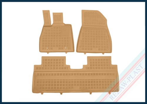 Floor mats beige fit to: BYD SEAL 2022 -
