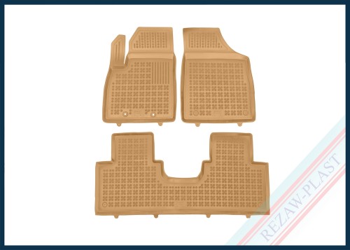 Floor mats beige fit to: Forthing (T5) EVO 2023 - 2025