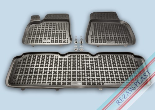 Floor mats black fit to: Tesla Model S 2012 -