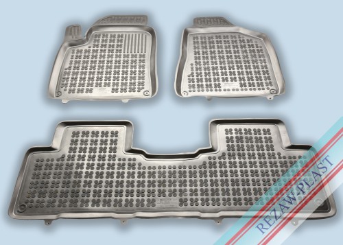 Dywaniki podłogowe czarne pasują do: SsangYong KORANDO III 2011 - 2019