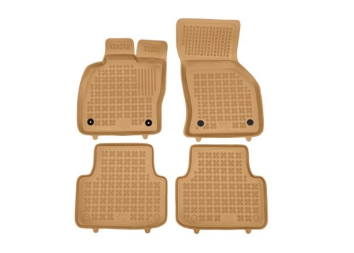 Floor mats beige fit to: Cupra LEON SPORTSTOURER 2020 -, Seat LEON IV (MK4) ST 2020 -