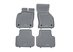 Dywaniki podłogowe szare pasują do: Cupra LEON SPORTSTOURER 2020 - 2024, Seat LEON IV (MK4) ST 2020 - 2024