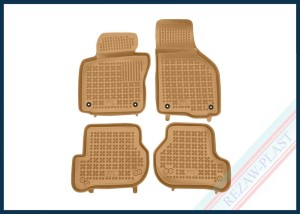 Dywaniki podłogowe beżowe pasują do: Volkswagen JETTA V 2005 - 2011