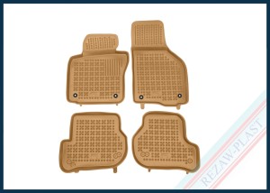 Dywaniki podłogowe beżowe pasują do: Volkswagen SCIROCCO III 2008 - 2017
