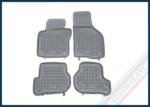 Dywaniki podłogowe szare pasują do: Volkswagen SCIROCCO III 2008 - 2017
