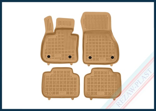 Dywaniki podłogowe beżowe pasują do: BMW X2 II (U10) 2023 -