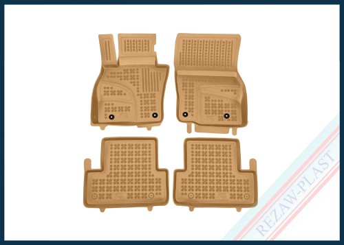 Floor mats beige fit to: Mazda CX-60 2022 -