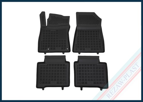 Dywaniki podłogowe czarne pasują do: Kia NIRO II 2022 -