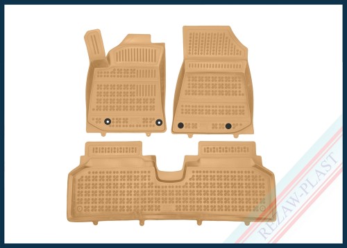 Floor mats beige fit to: Kia NIRO EV II 2022 -