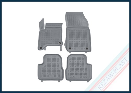Floor mats grey fit to: Peugeot 208 II 2023 - 