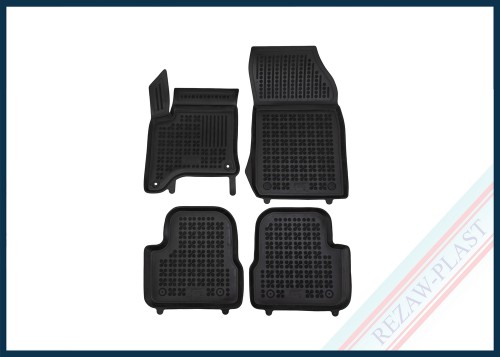 Floor mats black fit to: Peugeot 208 II 2023 - 