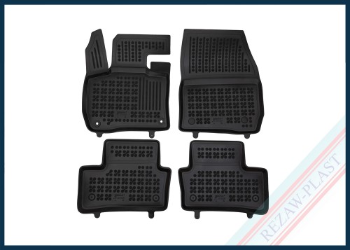 Dywaniki podłogowe czarne pasują do: Peugeot E-308 III 2023 -
