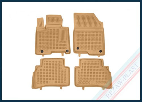 Floor mats beige fit to: Hyundai TUCSON IV 2024 -