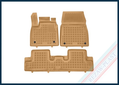 Floor mats beige fit to: Renault MEGANE IV E-TECH 2022 -