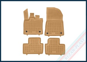 Dywaniki podłogowe beżowe pasują do: Renault SYMBIOZ I 2024 -