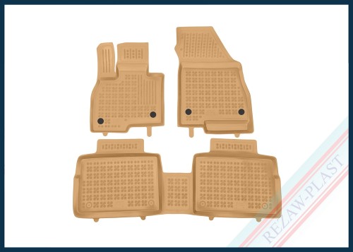 Dywaniki podłogowe beżowe pasują do: Jaecoo 7 2023 -
