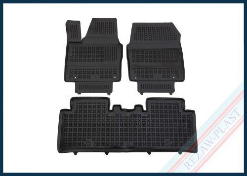 Floor mats black fit to: Kia EV6 2021 - 