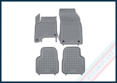 Dywaniki samochodowe TPE (gumowe) szare pasują do: Peugeot 2008 II 2024 -