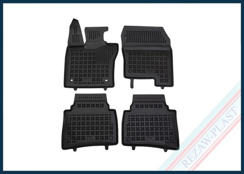 Dywaniki samochodowe TPE (gumowe) czarne pasują do: Toyota PRIUS V (XW60) 2025 -