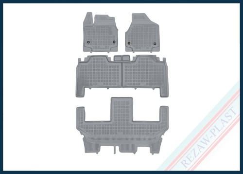 Floor mats grey fit to: Chrysler PACIFICA II 2017 -