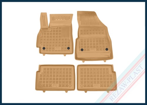 Dywaniki podłogowe beżowe pasują do: Omoda 5 2024 -