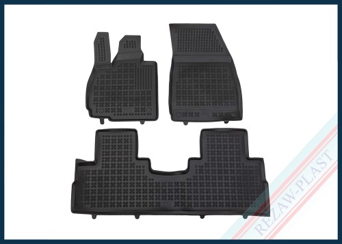 Dywaniki samochodowe TPE (gumowe) czarne pasują do: Omoda 9 2025 -