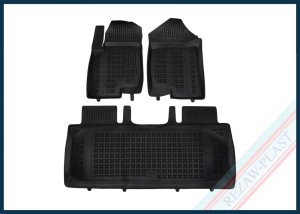 Dywaniki podłogowe czarne pasują do: Foton TUNLAND V9 2025 -