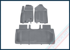 Dywaniki podłogowe szare pasują do: Foton TUNLAND V9 2025 -