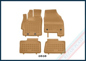 Dywaniki podłogowe beżowe pasują do: Toyota AYGO X 2025 -