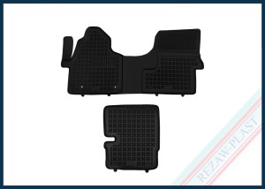 Dywaniki podłogowe czarne pasują do: Mercedes SPRINTER II 2006 - 2018, SPRINTER III 2018 -