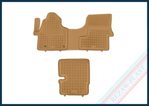 Dywaniki podłogowe beżowe pasują do: Mercedes SPRINTER II 2006 - 2018, SPRINTER III 2018 -