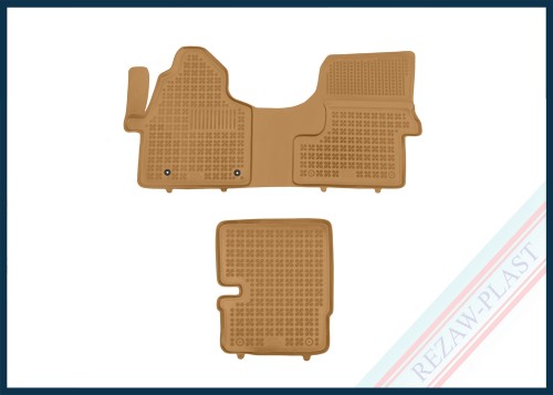 Dywaniki podłogowe beżowe pasują do: Mercedes SPRINTER II 2006 - 2018, SPRINTER III 2018 -