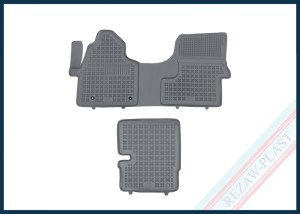 Dywaniki podłogowe szare pasują do: Mercedes SPRINTER II 2006 - 2018, SPRINTER III 2018 -