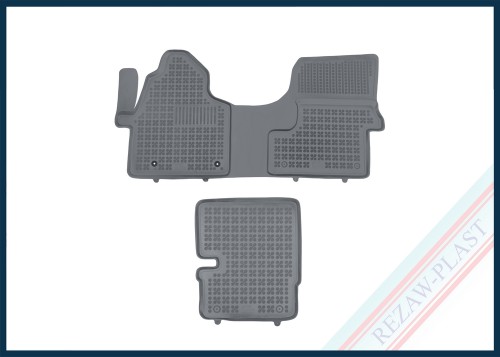 Dywaniki podłogowe szare pasują do: Mercedes SPRINTER II 2006 - 2018, SPRINTER III 2018 -