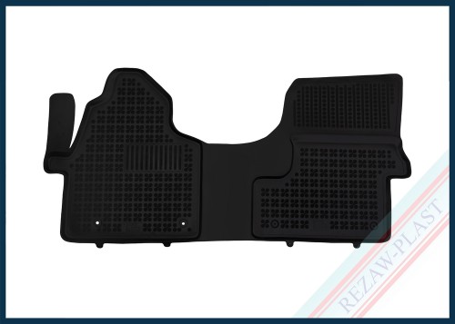 Dywanik podłogowy czarny pasuje do: Freightliner SPRINTER II 2007 - 2022, Mercedes SPRINTER II 2006 - 2018, Volkswagen CRAFTER I 2006 - 2016