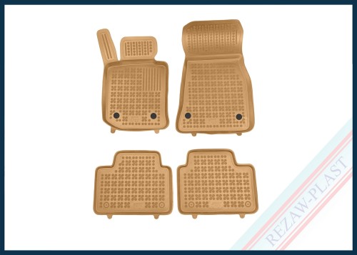 Floor mats beige fit to: BMW 3 (G20, G21) 2018 -