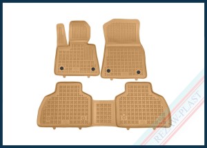 Dywaniki podłogowe beżowe pasują do: BMW X7 (G07) 2018 -