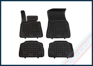 Dywaniki podłogowe czarne pasują do: BMW X6 (G06) 2019 -