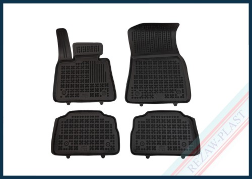 Dywaniki podłogowe czarne pasują do: BMW X6 (G06) 2019 -